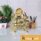 Gold Plated Durga Maa,Shero vali maa Statue for Pooja Room Decorative for Table & Office Gift for Have House Warming Anniversaries, Birthday, Wedding Gifts, Return Gifts...