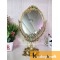 Double Side Table Mirror Gold Plated for Gift Love one Festival Gift Perfect for Birthday, Anniversary Wedding