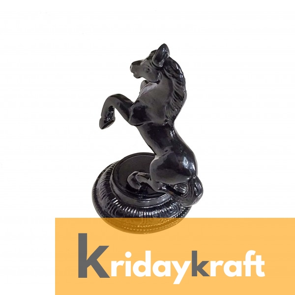 Rci Handicrafts Z-Black Finish Jumping Horse Metal Statue for Wealth,Income and Bright Future & Table Top Figurine for Living Room,Office,Bedroom,Decorative,Feng Shui & Vanstu,Animal Showpiece Figurines...