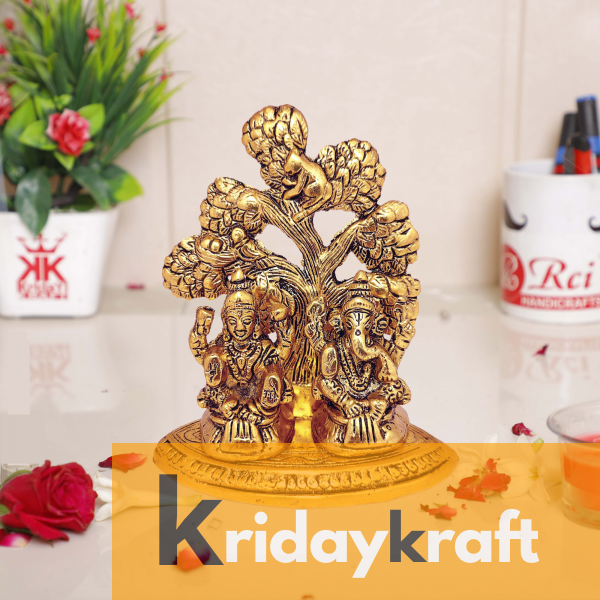 Rci Handicraft Laxmi Ganesh Metal Statue/Murti for Diwali Pooja Good Luck,laxmi ganesh idol for home decor,Religious Gift Showpiece Figurines,ganesha idol Staute...