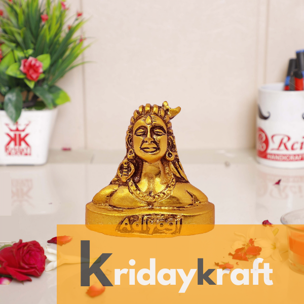 Rci Handicrafts Adiyogi (Shiva) Metal Statue/Murti for Car Dashboard & Pooja,Home & Office Décor Item,Shankara/Mahakal Staute Showpiece Figurines Maha Shiv Ratri Idol Gift...