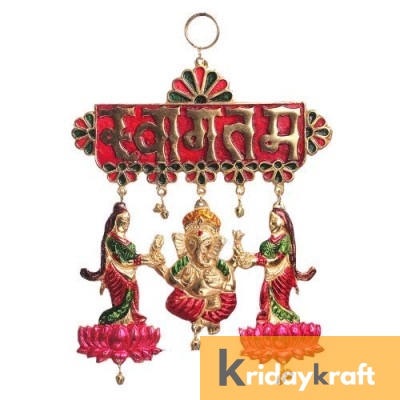 Toran Decorative Meenakari swagtam welcome ganesh for Showpiece and Gift  