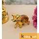 Roli-Chandan, Chawal-Akshat-Haldi, Kumkum Box Elephant design meenakari Chopda