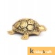 Metal Animal Figurine Tortoise feng-shui Big Antique Gold Plated mini