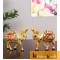 Metal Animal Figurine Camel Set Meenakari 2 pcs set  for home decor