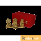 Valvet Box Laxmi ganesh saraswati statue with diya for Returns Gifts and coporate gifts