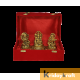 Valvet Box Laxmi ganesh saraswati statue with diya for Returns Gifts and coporate gifts