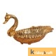 Metal Duck Shaped Dry Fruit tray table decorative Gold Plated Home Decor 