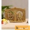 Laxmi Ganesh Royal Statute Showpiece Mehrav Gold Plated