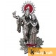 Radha Krishna Standing on Lotus Flower with playing Flute Silver plated for Home Decor Showpiece Gifts Idols