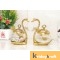 Metal Duck Shaped Glass Bowl with Spoon for Saunf Supari & Dryfruit Tray,Decor Your Home,Office Table & Gift Your Relatives On Wedding,Anniversaries,Birthday... Bowl Serving Set  (Pack of 2)