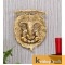 wall hanging ganesha dali patta leaf gold plated metal