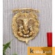 wall hanging ganesha dali patta leaf gold plated metal