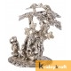 Tree Ridhi Sidhi Ganesh Silver Oxidized